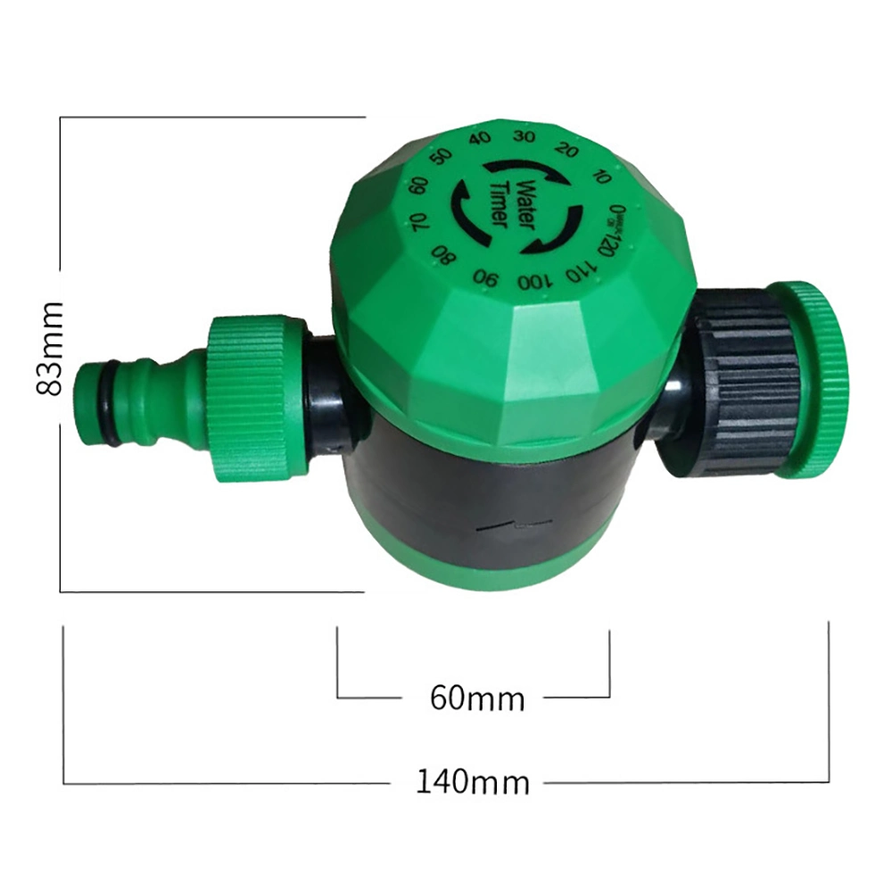 Watering Timer Garden Irrigation Timer 120 Minutes Water Flow Single Head Watering Timer Mechanical Irrigation Controller Wyz21637